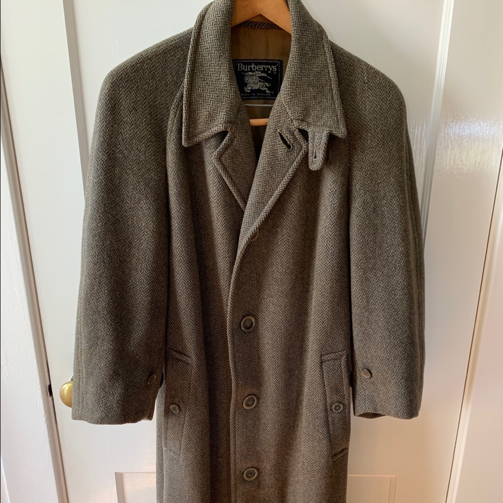 Rare Burberry Vintage Tweed Coat